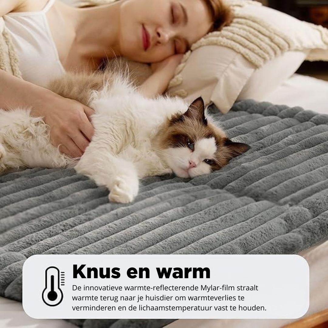 SnuggleHeat – Zelfverwarmende Mat voor Huisdieren
