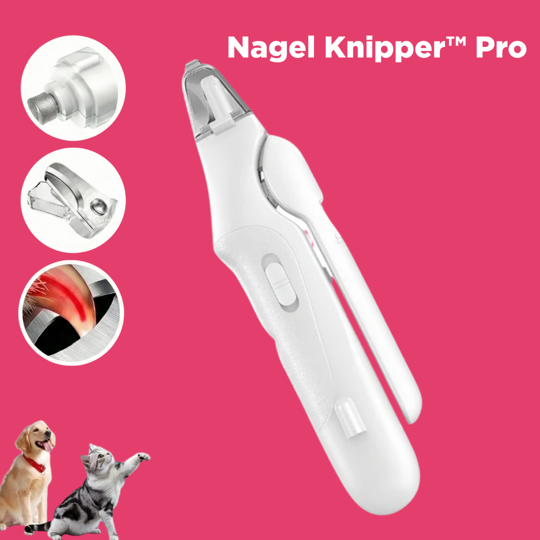 Nageltrimmer™ Pro – De 2-in-1 LED-nagelschaartje voor veilige pootverzorging zonder angst