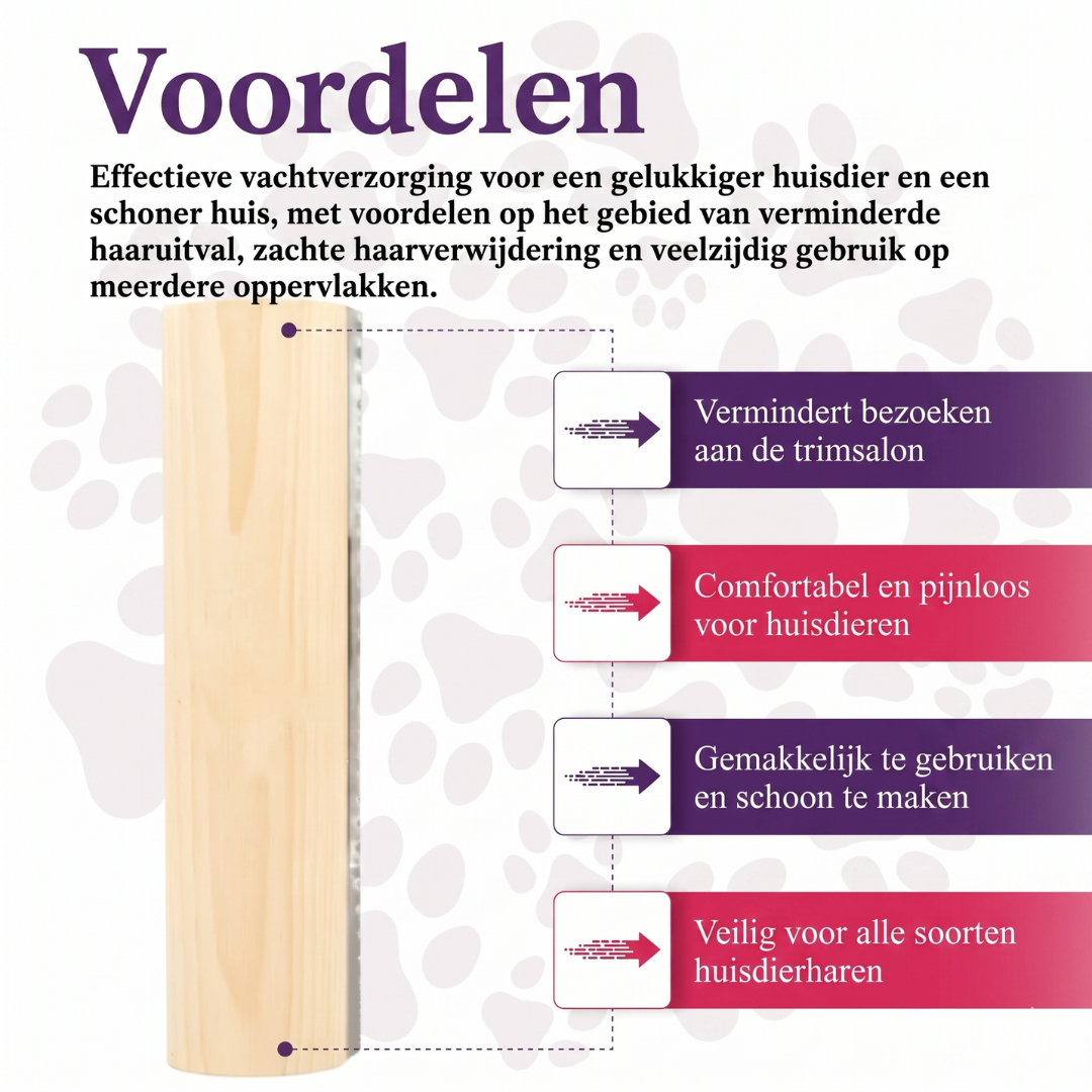 Elvori Borstel | Verwijder dode ondervacht in seconden