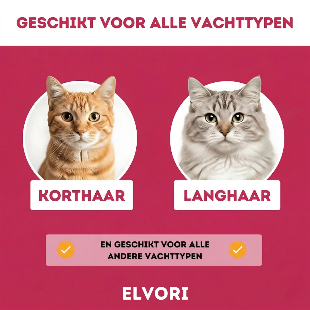 Elvori - Kattenborstel