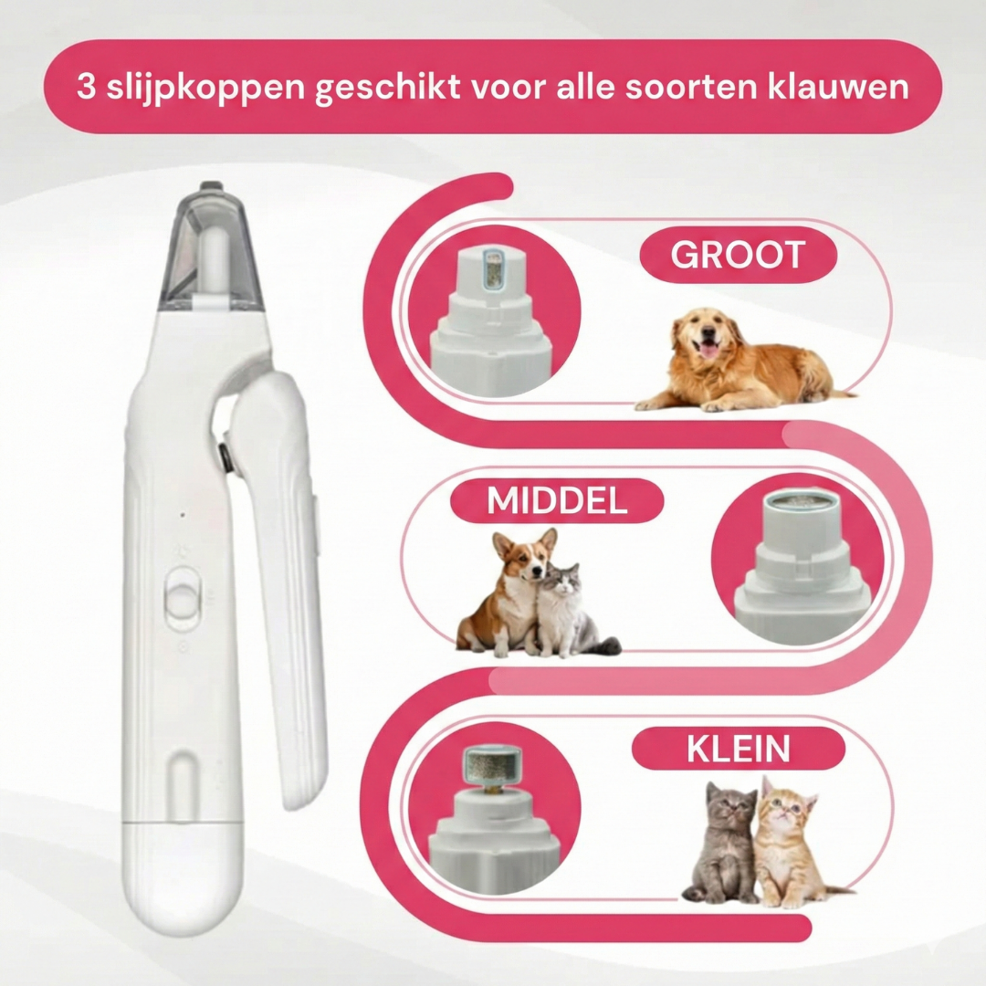 Nageltrimmer™ Pro – De 2-in-1 LED-nagelschaartje voor veilige pootverzorging zonder angst
