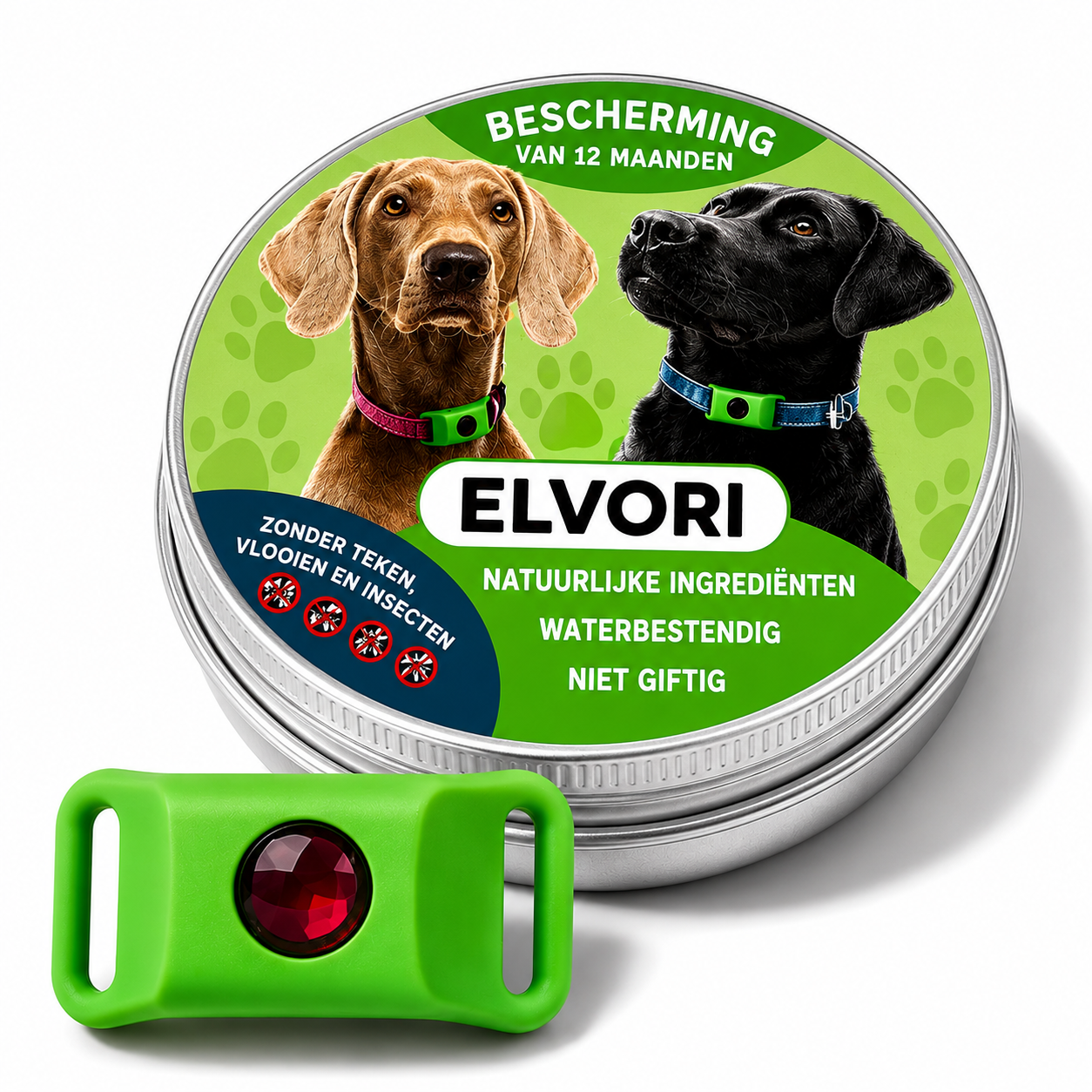 Elvori™ – Tot 12 Maanden Bescherming Tegen Vlooien en Teken