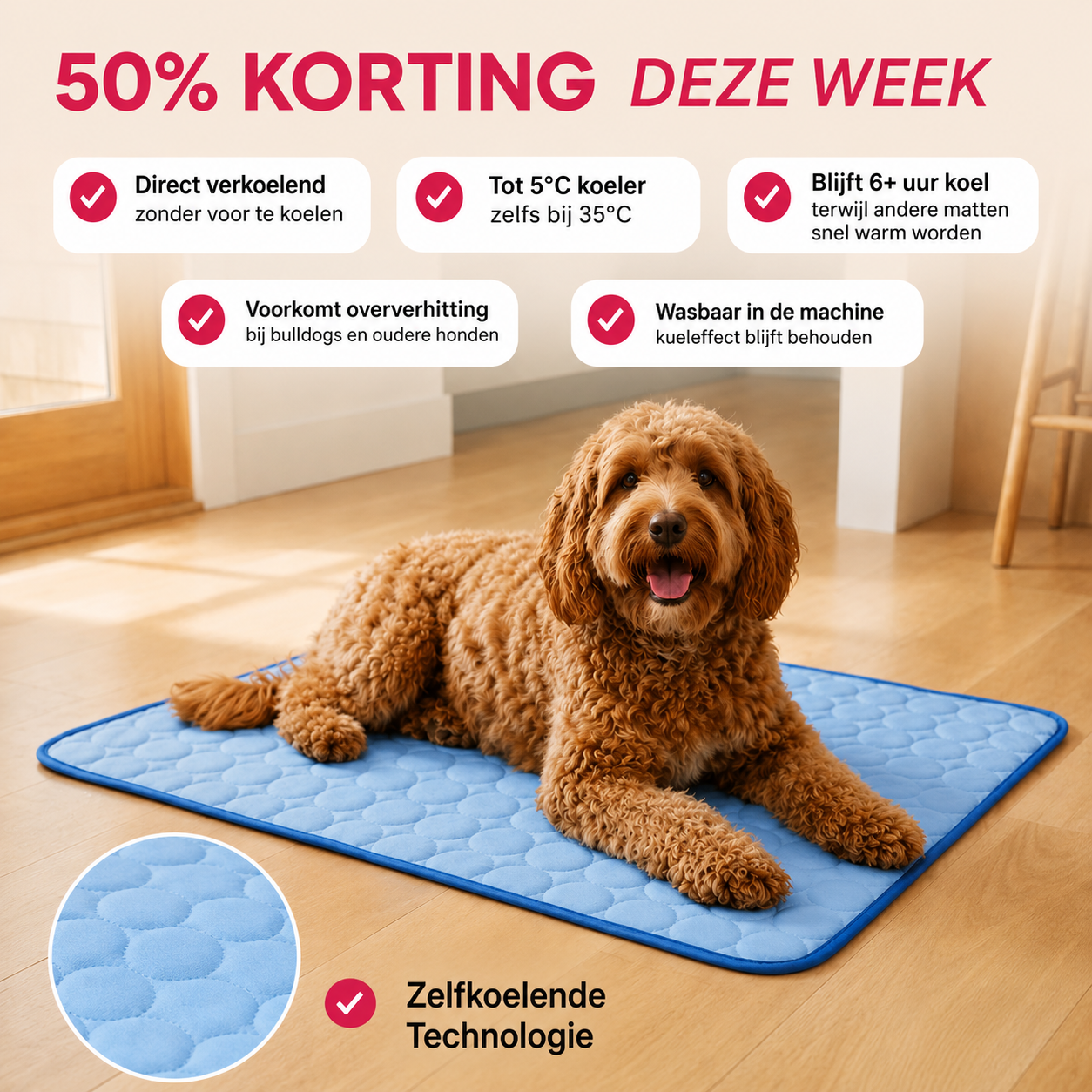 FrostMat™ - Met Koelende Stoftechnologie