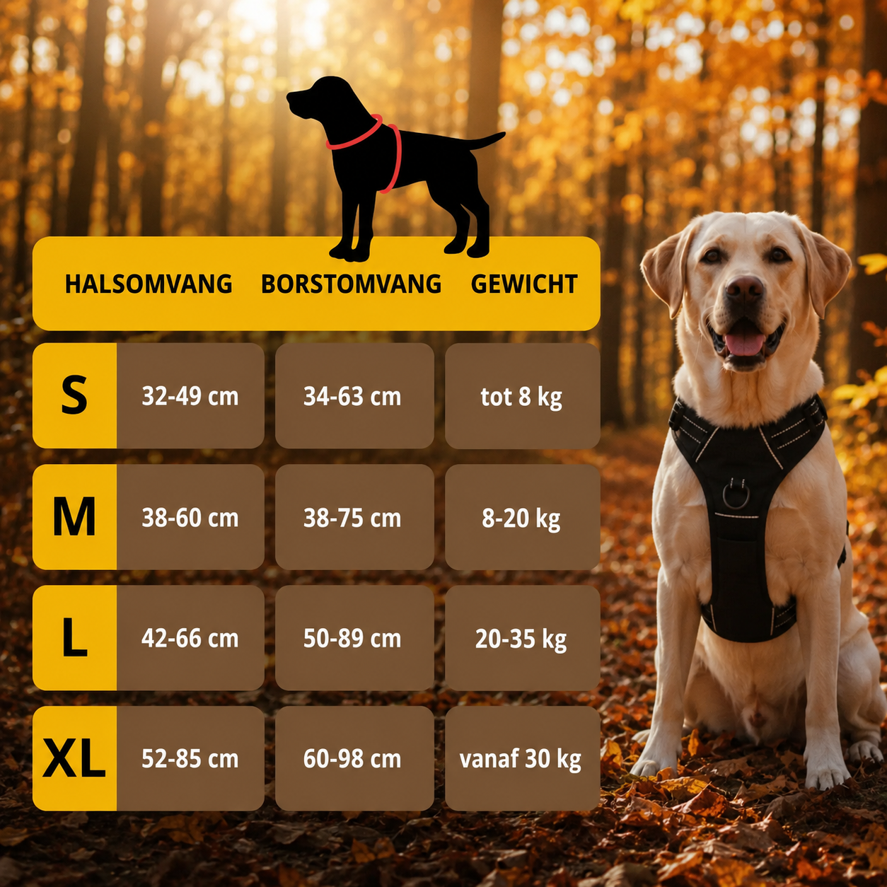Elvori Anti-Trek Tuigje voor Honden