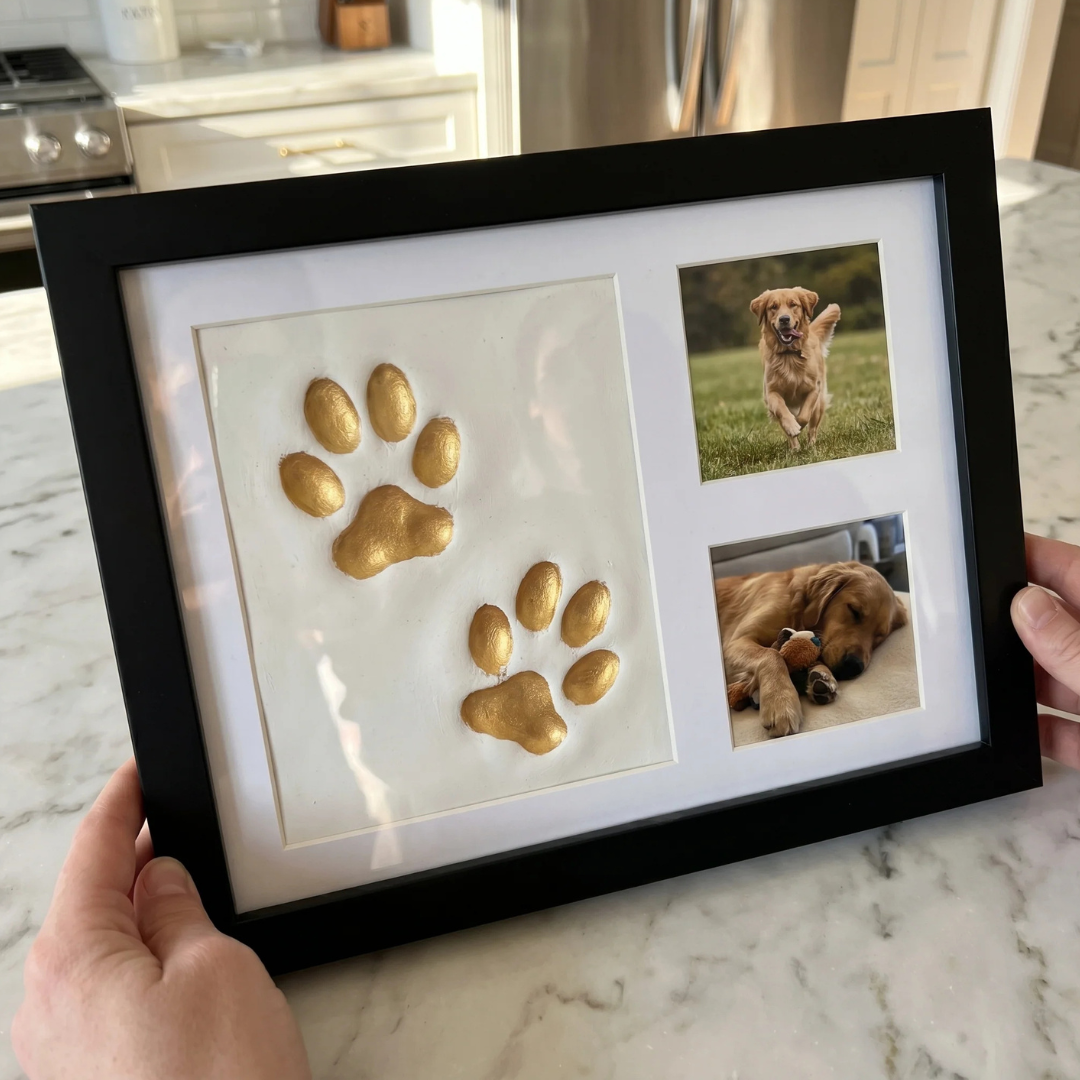 De Clay Paw Print Kit - Een herinnering voor altijd
