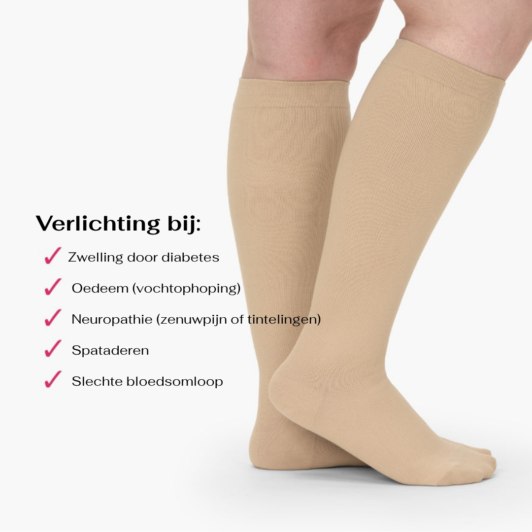 Elvori™ Brede Compressiekousen Voor Pijnverlichting