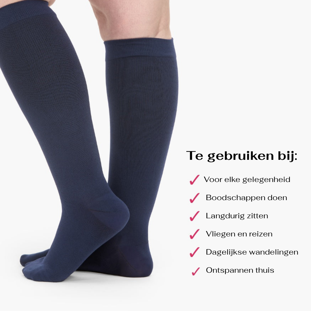 Elvori™ Brede Compressiekousen Voor Pijnverlichting