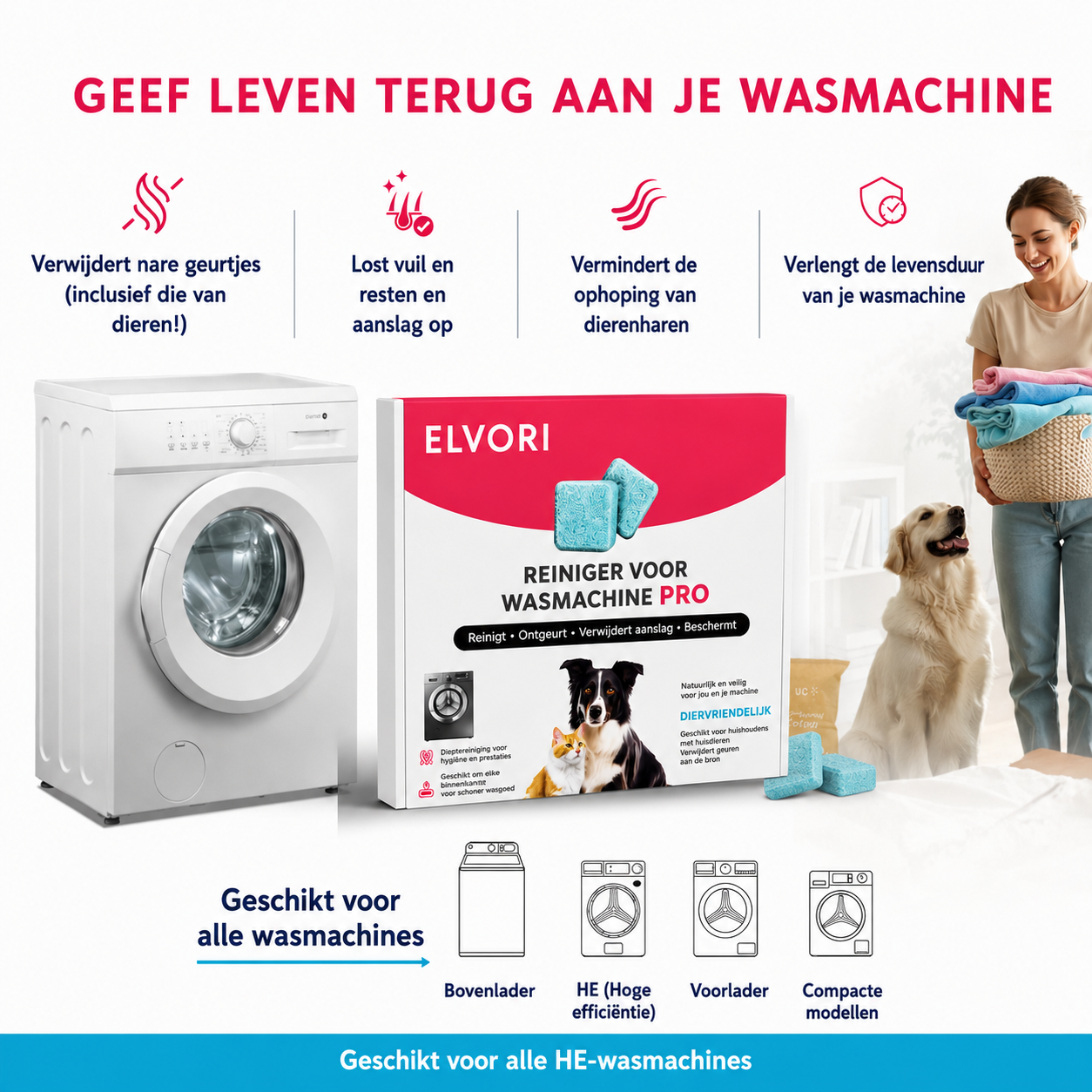 Pro Wasmachine Reiniger Tabletten