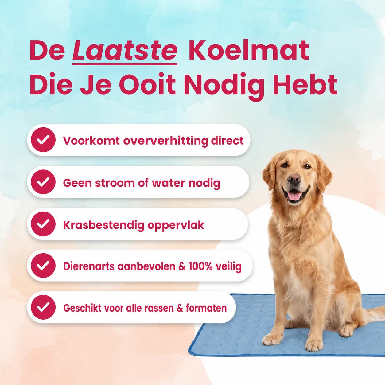 FrostMat™ - Met Koelende Stoftechnologie