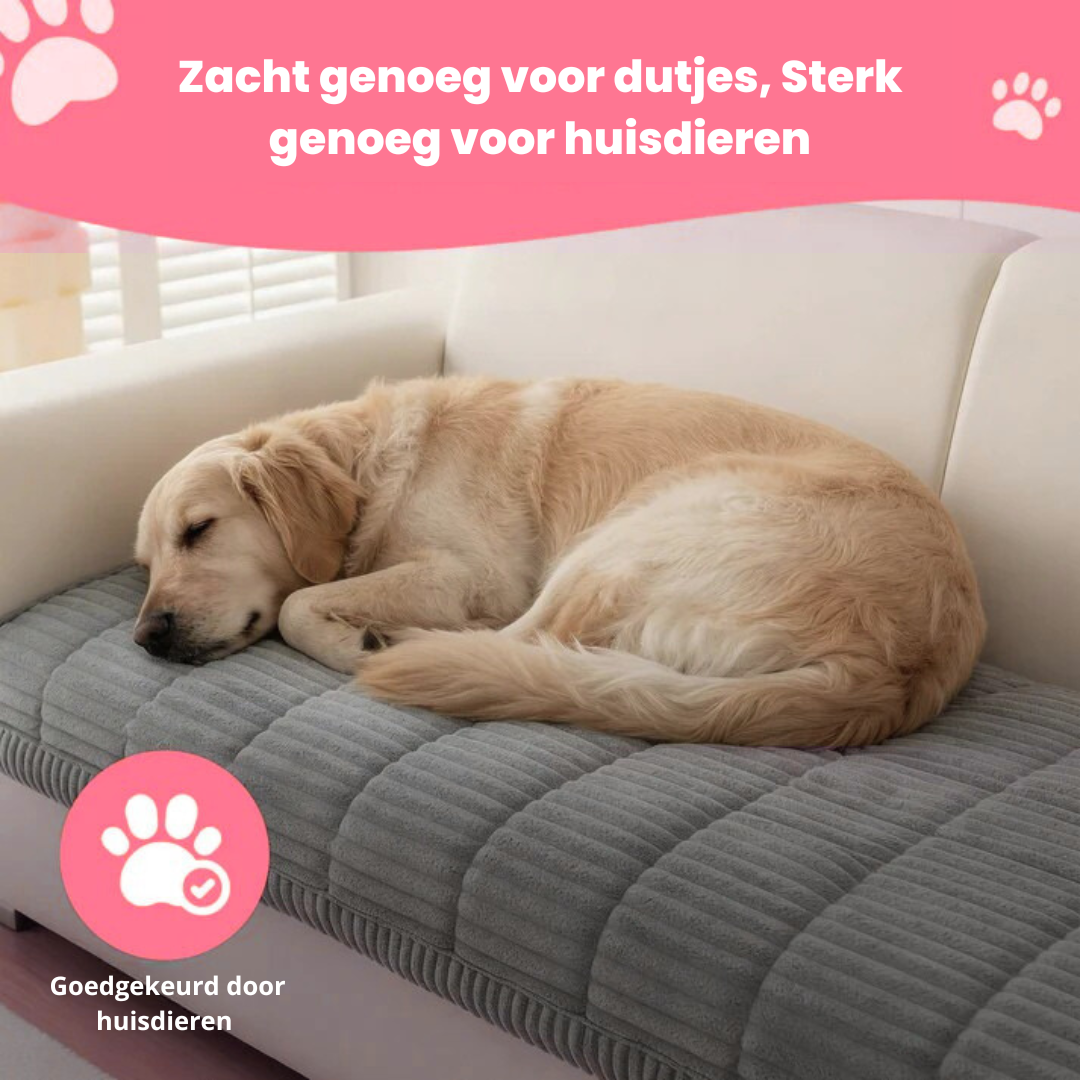 PawCouch™ Pluche Bankhoes voor Huisdieren